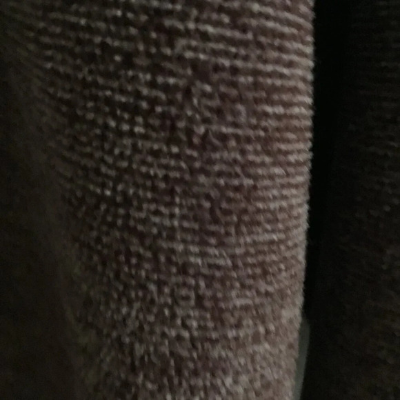 Nicole Miller Original Open Front Cardigan  Heather Plum Cream  M - Picture 7 of 8